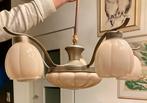 Uranium glas - art deco hanglamp, Antiek en Kunst, Ophalen