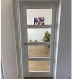 Budget binnendeur met voorgemonteerd glas in stomp en opdek, Niet ingevuld, 80 tot 100 cm, Binnendeur, Niet ingevuld