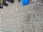 Terras grindtegels 24  stuks GRATIS, Tuin en Terras, Grind, Keien en Split, Ophalen, Gebruikt, Grijs