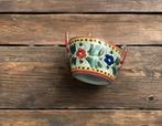 Vintage Italiaanse keramische pot met bloemmotief, Ophalen