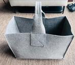 Grijze Vilten Tas - Tijdschriftenhouder, Overige materialen, Minder dan 50 cm, Minder dan 50 cm, Ophalen of Verzenden