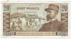 20 Francs 1947 - Frans Equatoriaal Afrika, Postzegels en Munten, Bankbiljetten | Afrika, Los biljet, Ophalen of Verzenden, Overige landen