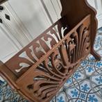 Vintage houten lectuur bak / krantenbak, stijl art nouveau, Ophalen, Zo goed als nieuw