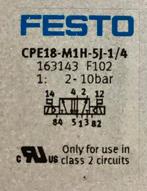 FESTO - Magneetventiel - CPE18-M1H-5J-1/4 - 163143, Ophalen of Verzenden, Nieuw