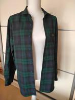 Blauw/groen geruit overhemd van Lois - maat M, Ophalen of Verzenden, Zo goed als nieuw, Maat 38/40 (M), Blauw