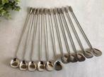 11 Lange lepels ~ cocktaillepels ~ ijslepels ~ latte lepels, Huis en Inrichting, Keuken | Bestek, Ophalen of Verzenden, Zo goed als nieuw