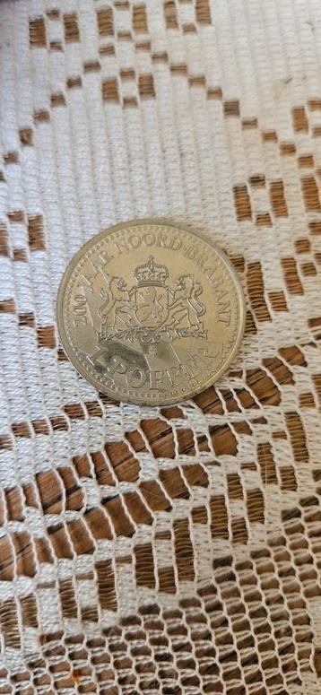 2002 Nederland 1 Euro - Noord Brabant beschikbaar voor biedingen