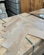 WEEKAANBIEDING EIKEN VISGRAAT PARKET KANT EN KLAAR!, Ophalen of Verzenden, Nieuw, Wit, Parket
