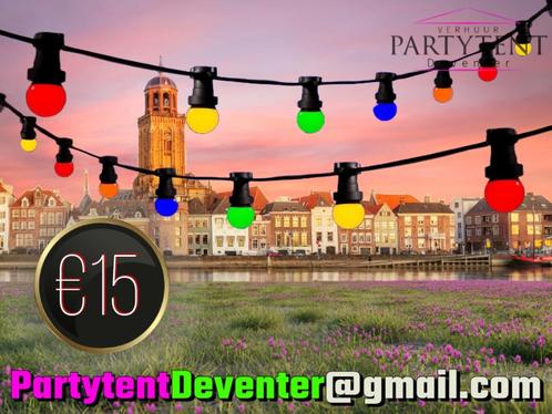 Feestje! Prikverlichting, Muziek + Partytenten etc., Hobby en Vrije tijd, Feestartikelen | Verhuur, Ophalen