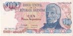 ARGENTINA 100 PESOS Mooi Biljet, Postzegels en Munten, Bankbiljetten | Europa | Niet-Eurobiljetten, Ophalen of Verzenden, Overige landen
