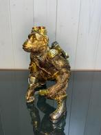 Chimpansee goud kleurig   21cm hoog Steampunk collectie, Ophalen of Verzenden, Nieuw