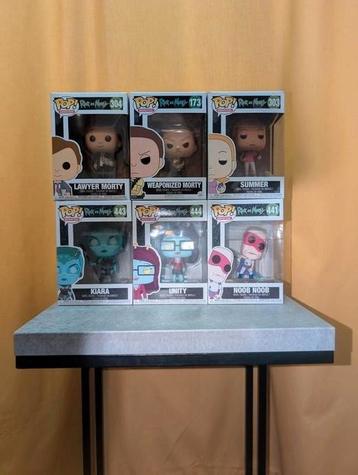 Funko Pop Rick & Morty set van 6
stuks beschikbaar voor biedingen