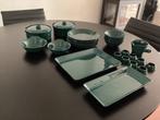 Arabia Finland Teema servies vintage groen, Ophalen, Zo goed als nieuw, Porselein, Overige stijlen