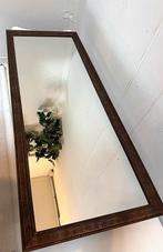 Brons spiegel met bewerkte rand messing goud spiegel Hollywo, Huis en Inrichting, Woonaccessoires | Spiegels, Ophalen, Gebruikt