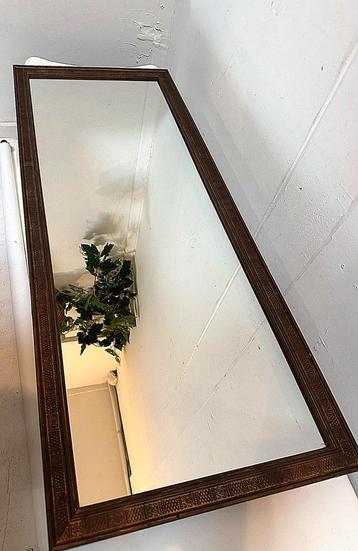 Brons spiegel met bewerkte rand messing goud spiegel Hollywo beschikbaar voor biedingen