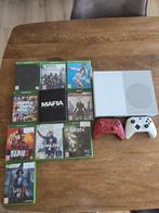 Xbox one X Wit + 2 controllers + spellen, Spelcomputers en Games, Ophalen, Zo goed als nieuw, 500 GB, Met 2 controllers