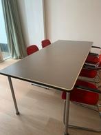 Originele Gispen tafel in perfecte staat, Zo goed als nieuw, Vijf personen of meer, Rechthoekig, 50 tot 100 cm