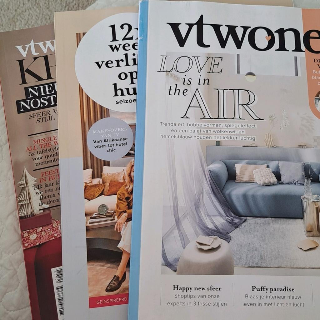 Vtwonen tijdschriften, Ophalen, Zo goed als nieuw, Damesbladen
