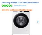 Samsung ecobubble wasmachine ww80t936ash/s2, Ophalen, Zo goed als nieuw, 85 tot 90 cm, 1200 tot 1600 toeren