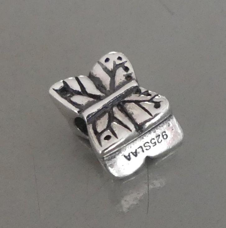Trollbeads VLINDER  **NIEUW**, Sieraden, Tassen en Uiterlijk, Bedels, Nieuw, Trollbeads, Zilver, 1 bedel, Verzenden