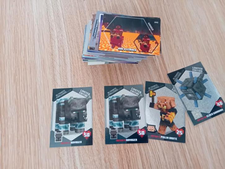 Panini minecraft challenges trading cards, Hobby en Vrije tijd, Verzamelkaartspellen | Overige, Zo goed als nieuw, Meerdere kaarten