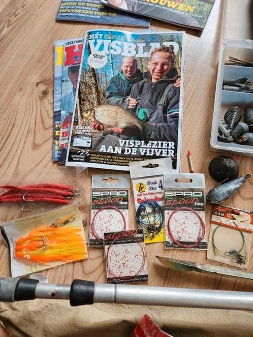 Hengelsportartikelen Visspullen partijverkoop Albatros molen, Watersport en Boten, Hengelsport | Algemeen, Gebruikt, Overige typen