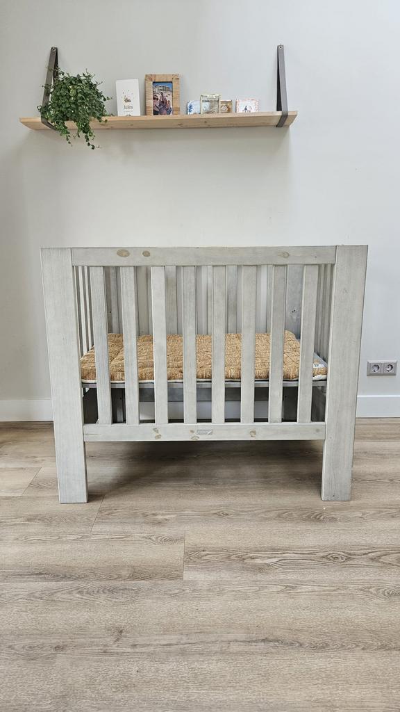 Box coming kids Zanzi grijs, Kinderen en Baby's, Boxen, Gebruikt, Rechthoekig, In hoogte verstelbaar, Boxkleed, Lade, Ophalen