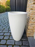 2 witte Elho Pure Soft Round High potten 70 hg, 36ø, Tuin en Terras, Bloempotten, Kunststof, Gebruikt, Rond, Tuin