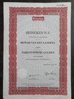 Aandeel Heineken aan toonder, Postzegels en Munten, Aandelen en Waardepapieren, Ophalen of Verzenden, Aandeel