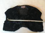 Fake fur kort gilet Eksept xl, Verzenden, Zwart, Maat 46/48 (XL) of groter, Zo goed als nieuw