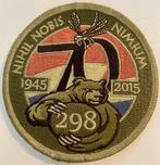 298 Squadron - 70 jaar jubileum patch - 1945-2015, Embleem of Badge, Nederland, Luchtmacht, Ophalen of Verzenden