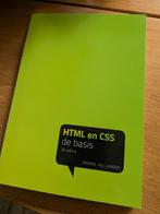 Html en css de basis boek, Ophalen of Verzenden, Zo goed als nieuw