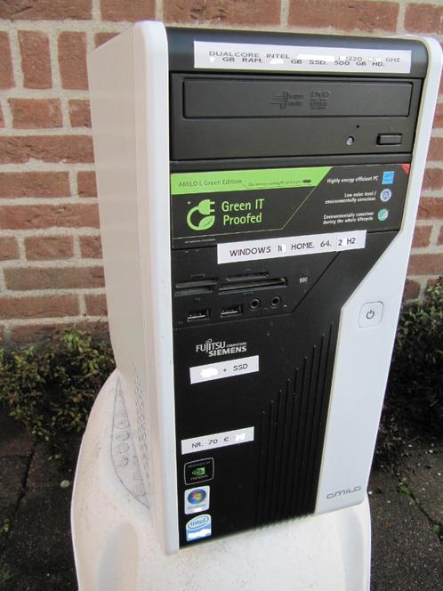 (70)Dualcore Intel Core i5-2380P. 3’1 Ghz.8GB,256 SSD,500GB, Computers en Software, Computerbehuizingen, Zo goed als nieuw, Ophalen of Verzenden