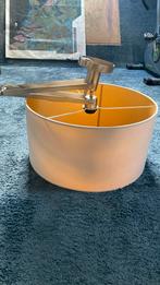 Crème Lampenkap met Arm, Gebruikt, Rond, Ophalen of Verzenden, Crème