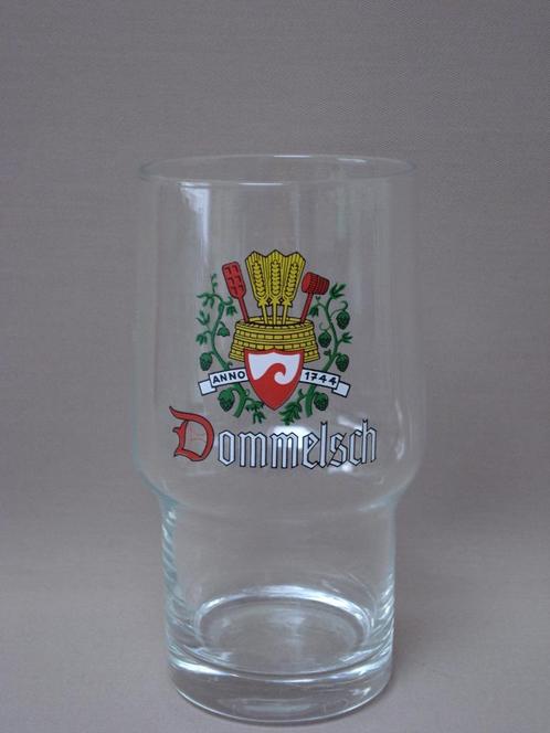 Dommelsche bier glas zeer oude model stapelglas, Verzamelen, Biermerken, Zo goed als nieuw, Glas of Glazen, Dommelsch, Ophalen of Verzenden