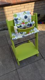 Stokke Tripp Trapp stoel, met babyset en kussenset, Ophalen, Gebruikt, Meegroeistoel, Stoelverkleiner