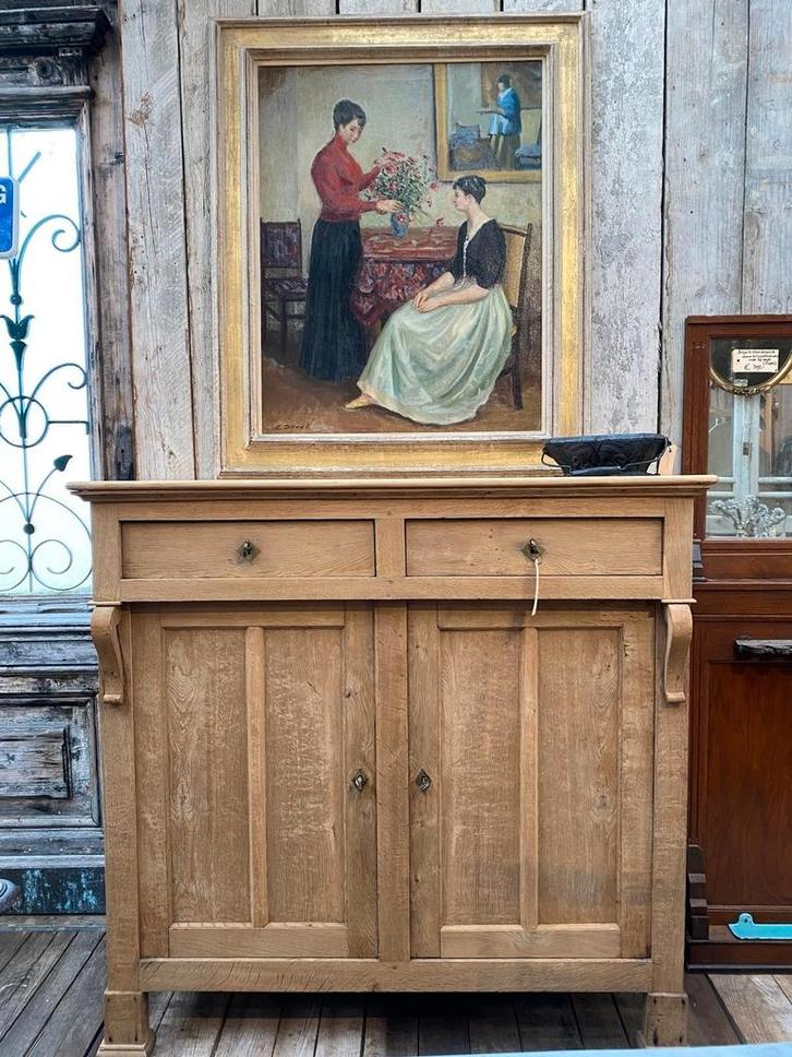 Stoer Frans eiken kast dressoir, Antiek en Kunst, Antiek | Meubels | Kasten, Ophalen
