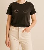 Zwart shirt, Ophalen of Verzenden, Zo goed als nieuw, Zwart, Korte mouw