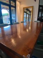 Grote eettafel 6-10 persoons, Huis en Inrichting, Tafels | Eettafels, 200 cm of meer, 100 tot 150 cm, Teakhout, Rechthoekig