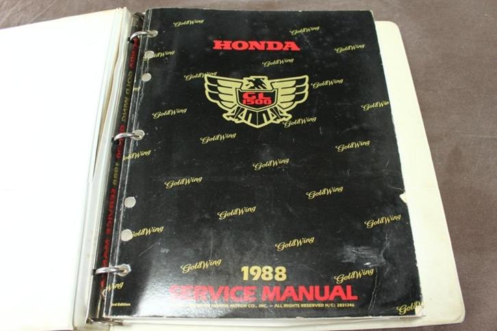 Honda GL1500 Goldwing 1988 motorcycle service manual, Motoren, Handleidingen en Instructieboekjes, Honda, Ophalen of Verzenden