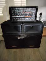 Versterker met luidsprekers + kabels - Compleet!, Ophalen, Gebruikt, Minder dan 500 watt, P.A.