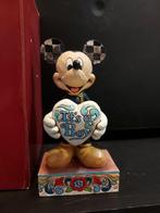 Jim Shore Disney Traditions Mickey Mouse Boy beeld, Ophalen, Mickey Mouse, Zo goed als nieuw, Beeldje of Figuurtje