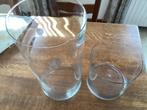 glazen vazen 40 cm / 20 cm, Minder dan 50 cm, Glas, Zo goed als nieuw, Ophalen