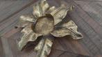 Bloem kandelaar theelichthouder PTMD goudkleur, Ophalen of Verzenden, Nieuw, Overige materialen, Minder dan 25 cm