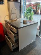 Showroomkeuken 185 X 96 CM Mat Grijs Compleet met App. NIEUW, Ophalen, Overige typen, Nieuw, Kunststof