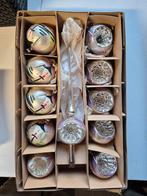 Kerstballen glas vintage set deukballen, Diversen, Kerst, Ophalen of Verzenden, Zo goed als nieuw