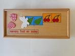 Houten memoryspel. Geheugenspel van hout. Fruit thema, Ophalen, Zo goed als nieuw, Overige typen