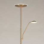 led vloerlamp 180cm dimbaar messing goud uplighter bank lamp, Huis en Inrichting, Lampen | Vloerlampen, Ophalen of Verzenden, Nieuw