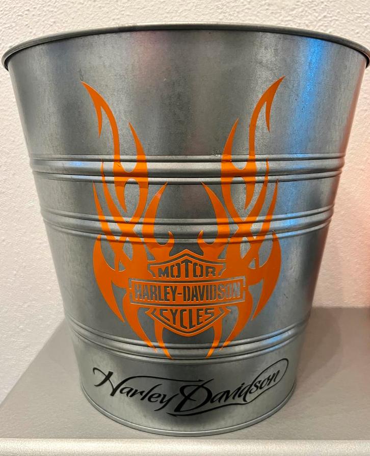 Harley Davidson IJsbucket - Mancave/Bar Decoratie, Verzamelen, Merken en Reclamevoorwerpen, Zo goed als nieuw, Ophalen of Verzenden