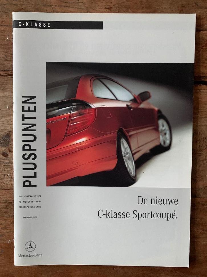 Productinfobrochure Mercedes-Benz C sportcoupe CL203 2000, Boeken, Auto's | Folders en Tijdschriften, Nieuw, Mercedes, Ophalen of Verzenden